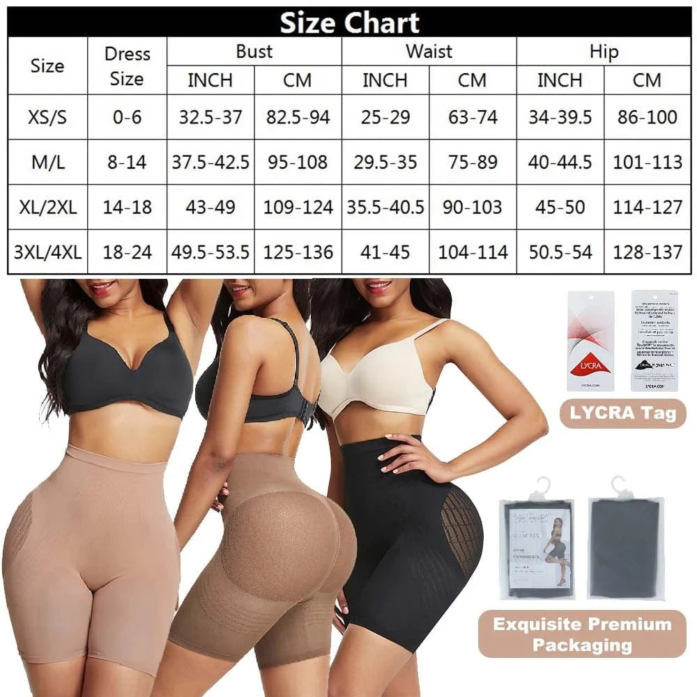 JetSetShape™ High Waist Happy Butt Seamless Panty Shaper Curve Creator