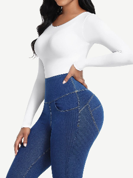 JetSetShape™ Seamless Long Sleeve Bodysuit