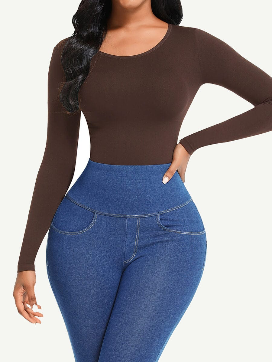 JetSetShape™ Seamless Long Sleeve Bodysuit