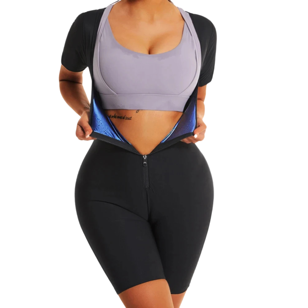 JetSetShape™ High Compression Sauna Sweat Bodysuit