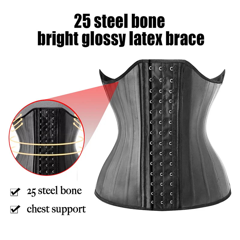 JetSetShape™ 25 Steel Bone Latex Waist Trainer