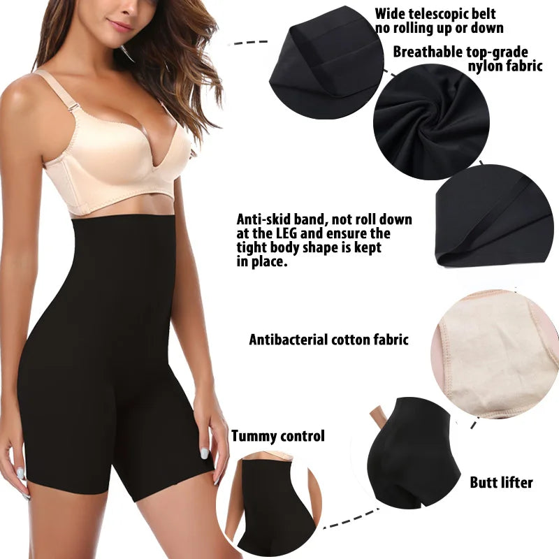 JetSetShape High Waist Cotton Blend Control Panties