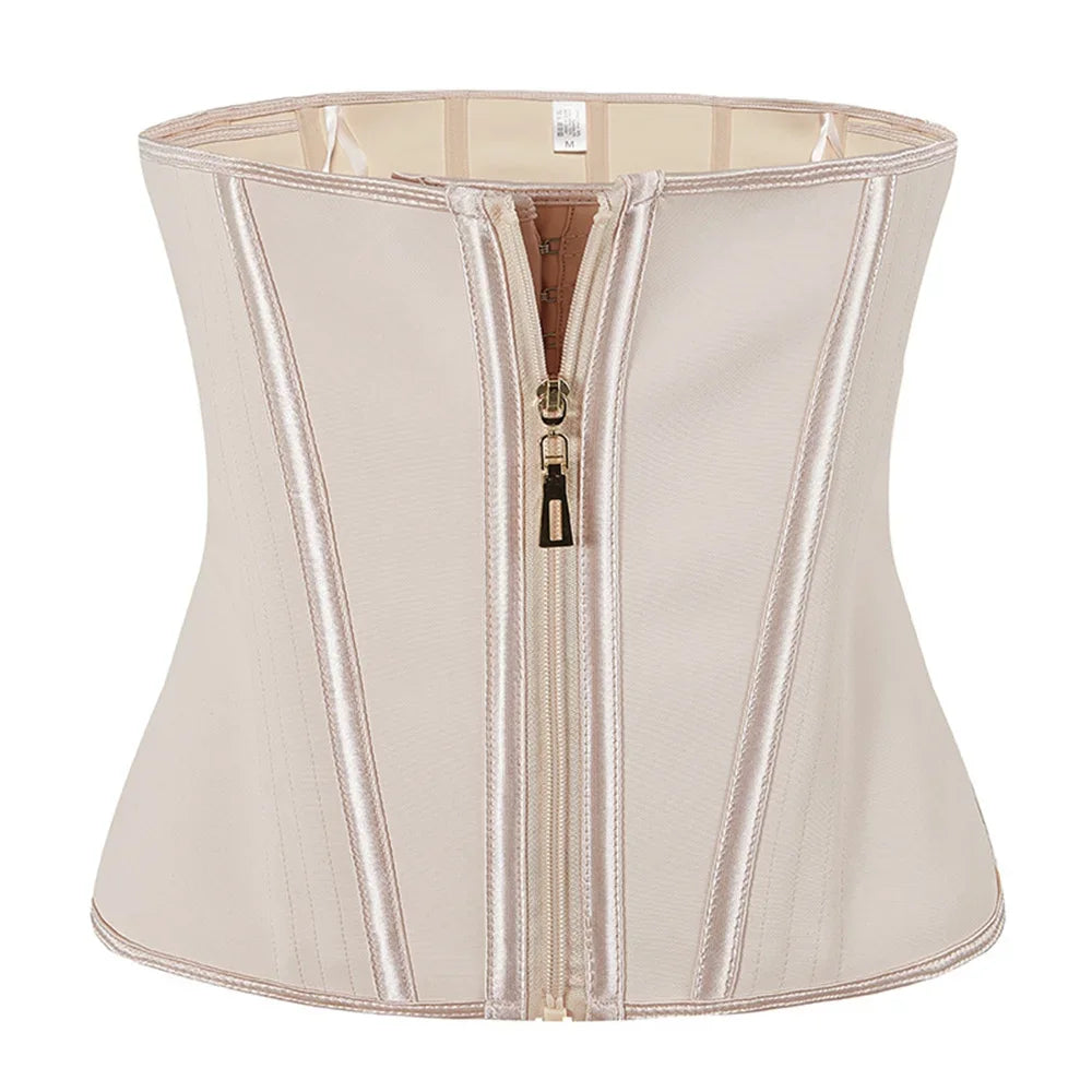 JetSetShape™Latex Waist Trainer Corset Steel Bone Belt