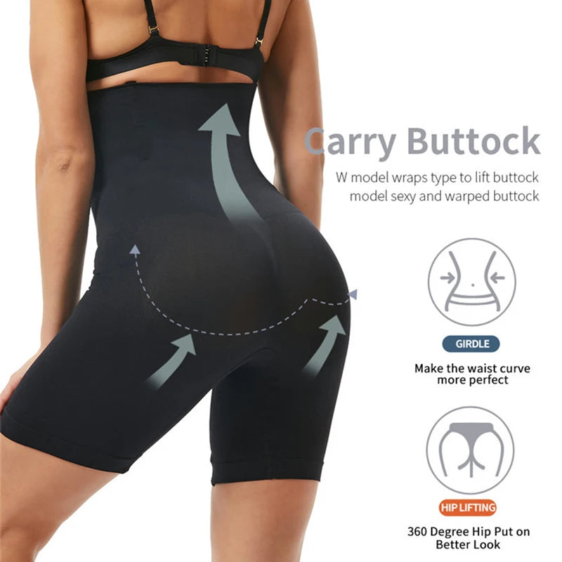 High JetSetShape™ Waist Tummy Control Butt Lifter Shapewear Shorts