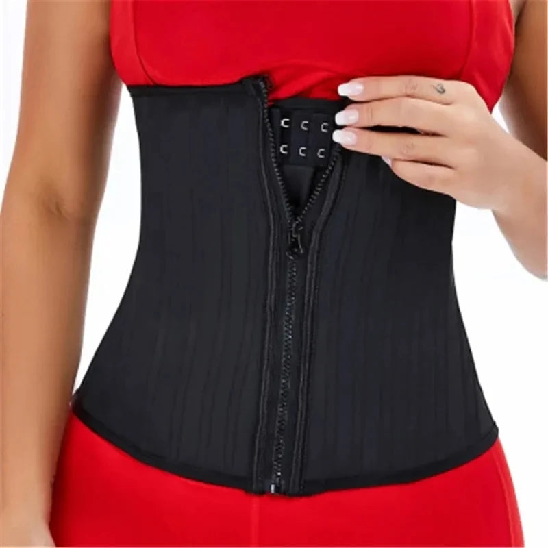 JetSetShape™Latex Waist Trainer 25 Steel Bone Shaper