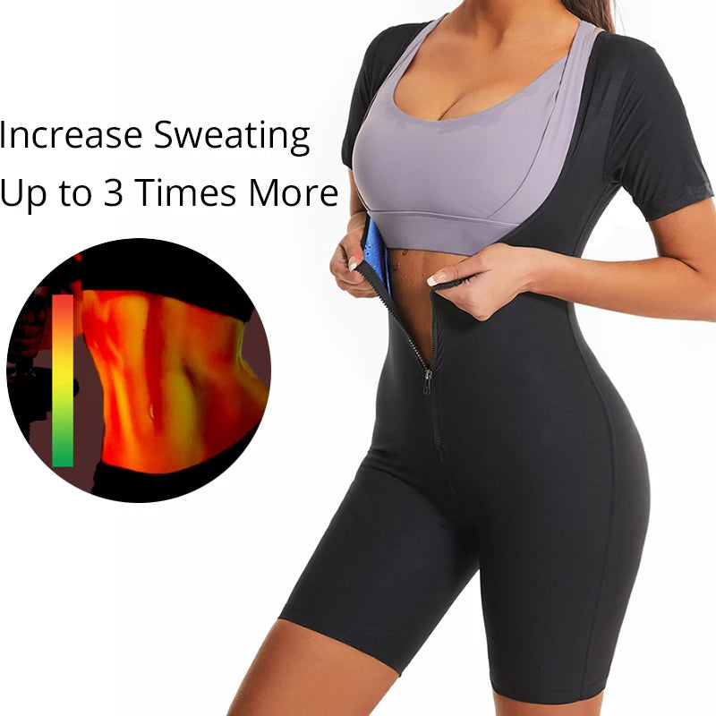 JetSetShape™ High Compression Sauna Sweat Bodysuit