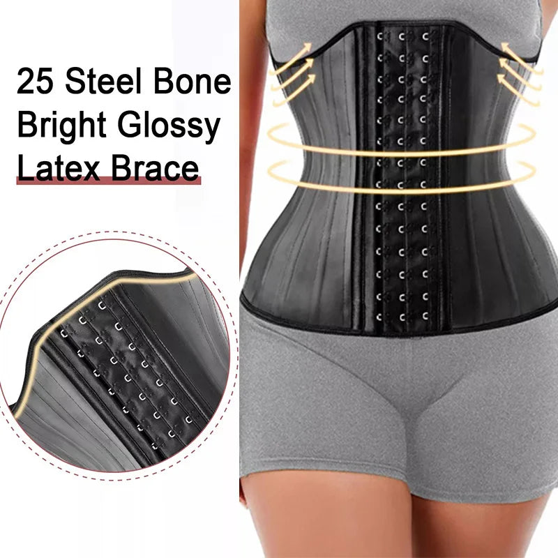 JetSetShape™ 25 Steel Bone Latex Waist Trainer