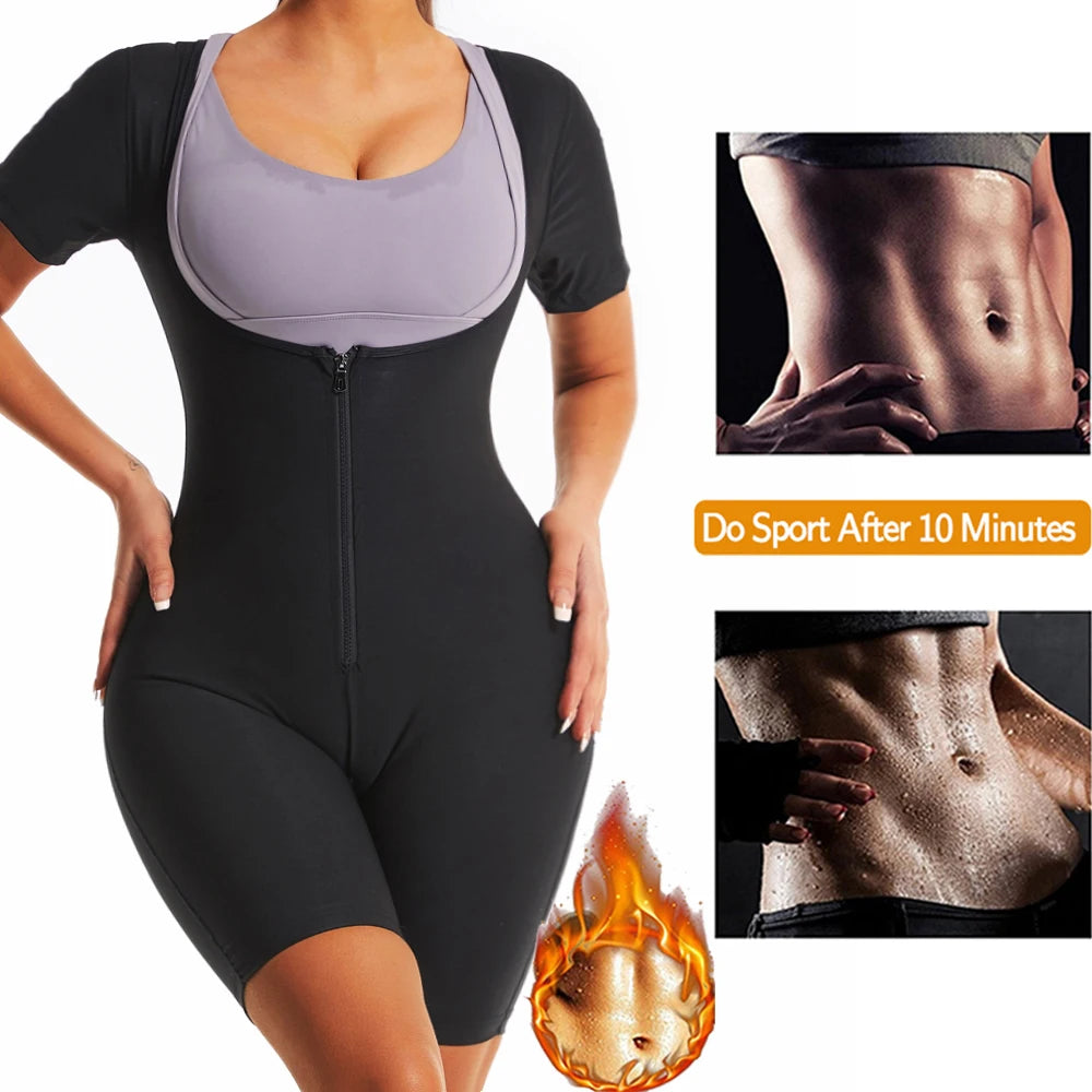 JetSetShape™ High Compression Sauna Sweat Bodysuit