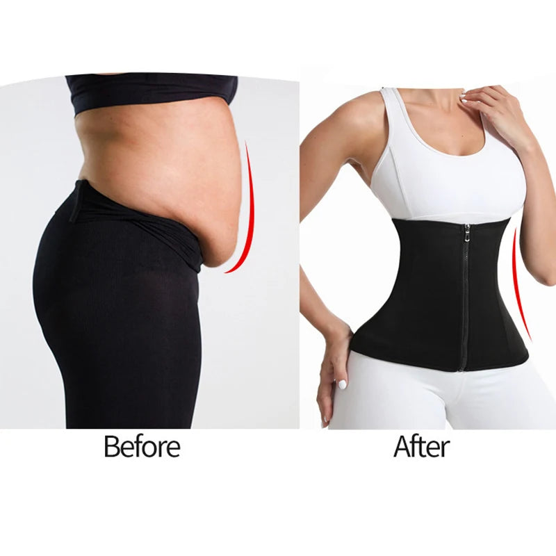 JetSetShape™ BurVogue Waist Trainer Sweat Belt Sauna Corset