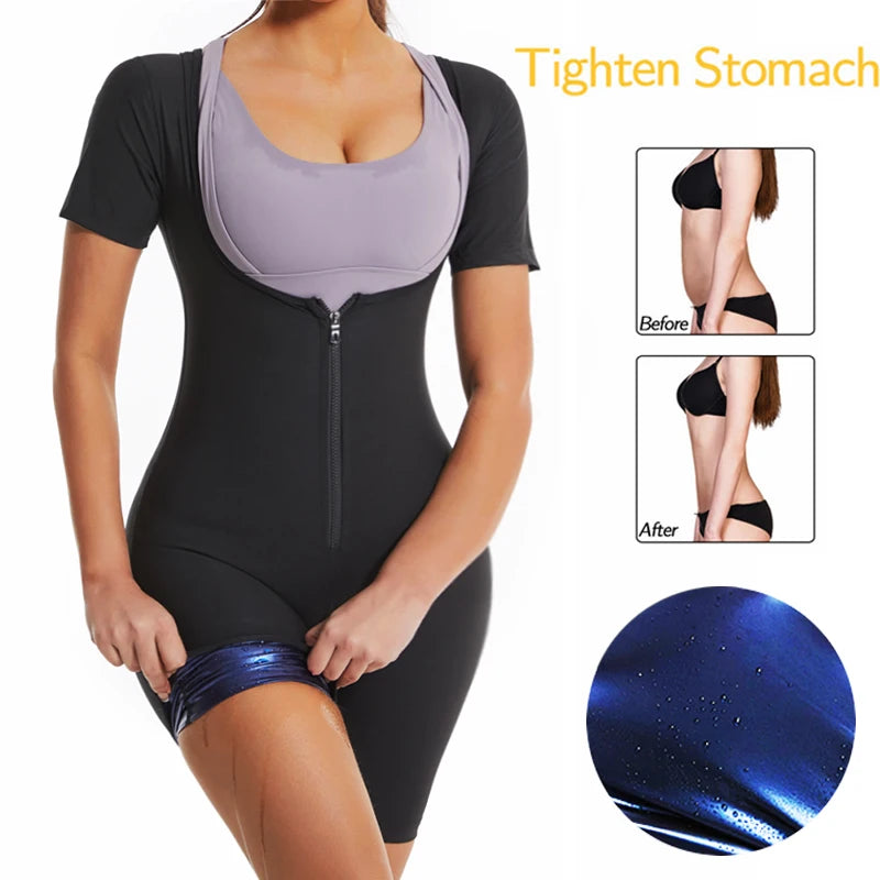 JetSetShape™ High Compression Sauna Sweat Bodysuit
