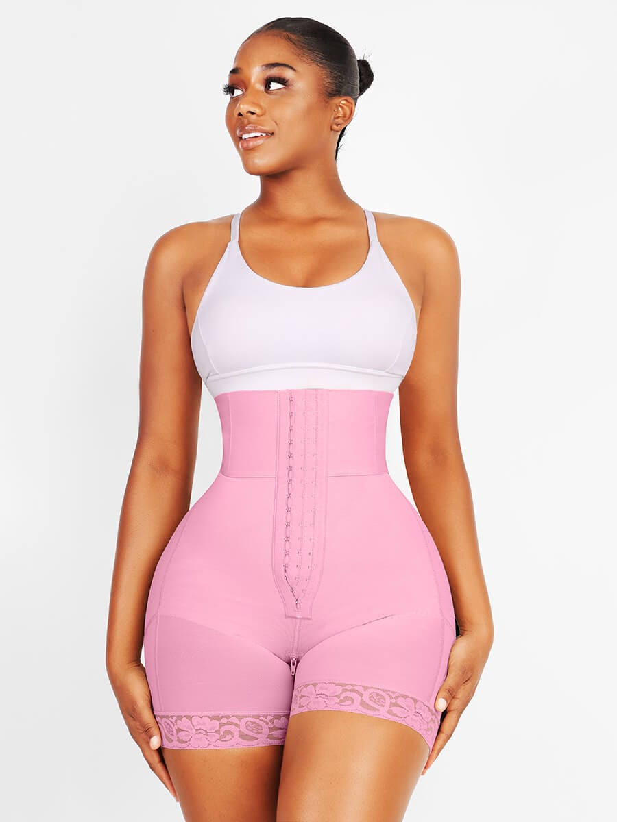 JetSetShape™ 3-Bones Triple-Belt High Waist Shaper Shorts