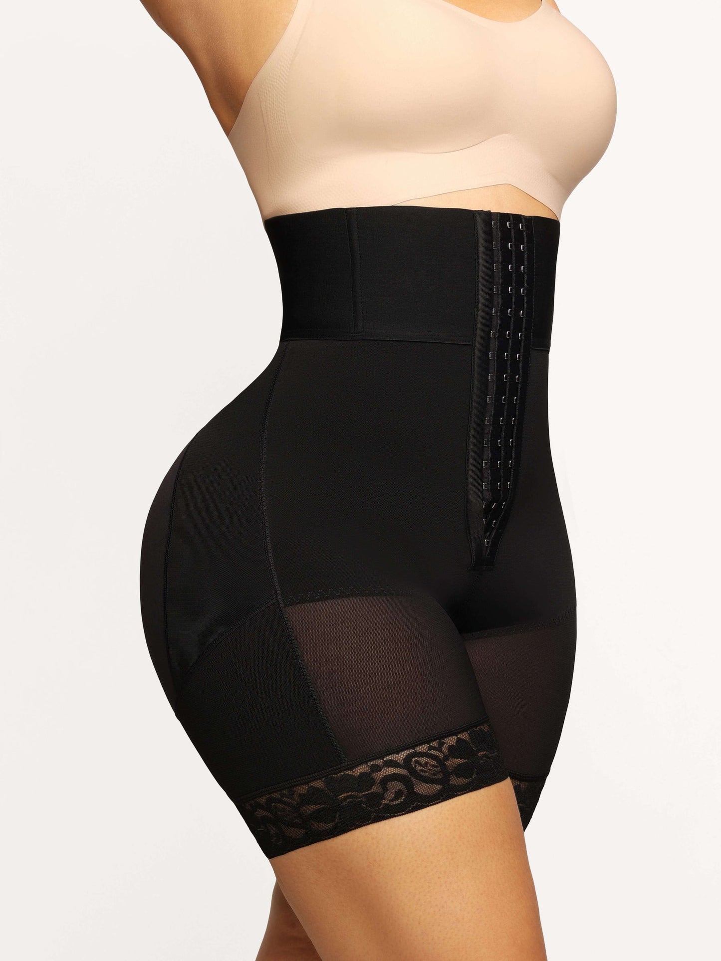 JetSetShape™ 3-Bones Triple-Belt High Waist Shaper Shorts