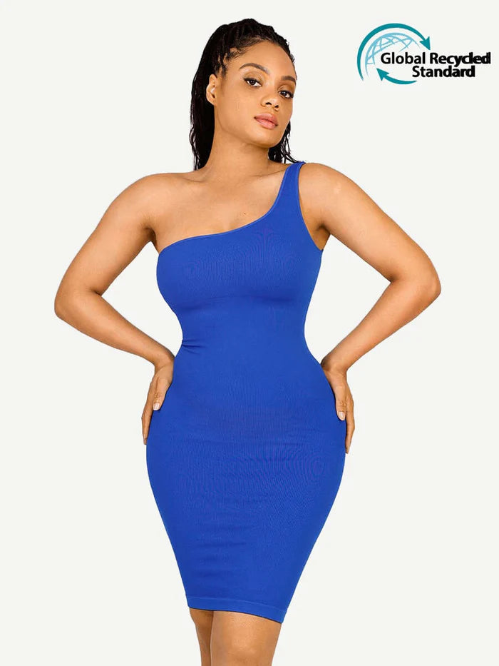 JetSetShape™ Seamless Eco-friendly Shaper Dress (One Shoulder Style)