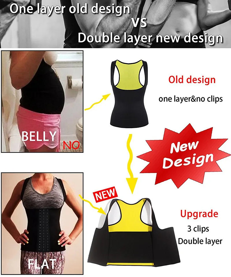 JetSetShape™ Body Slimming Waist Trainer Sweat Vest