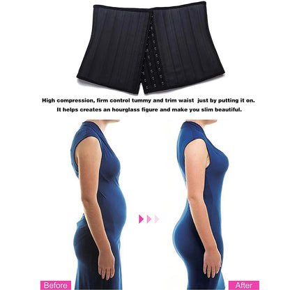 JetSetShape™ Short Torso Latex Waist Trainer Belt