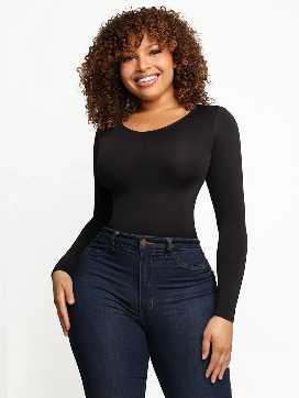 JetSetShape™ Seamless Long Sleeve Bodysuit