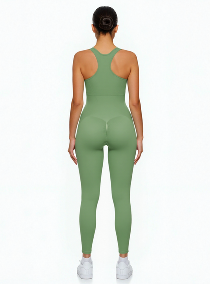 JetSetShape™ Zipper Front Shaping Bodysuit with Bra Support