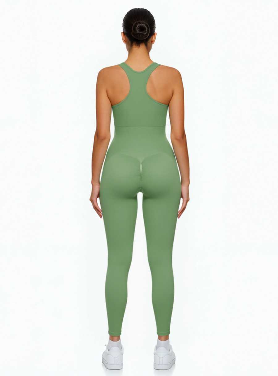 JetSetShape™ Zipper Front Shaping Bodysuit with Bra Support