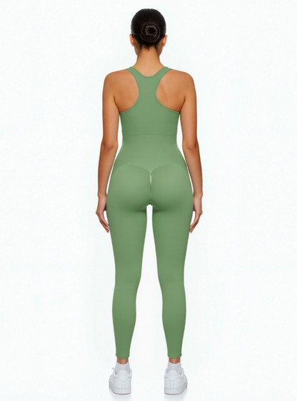 JetSetShape™ Zipper Front Shaping Bodysuit with Bra Support