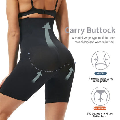 High JetSetShape™ Waist Tummy Control Butt Lifter Shapewear Shorts