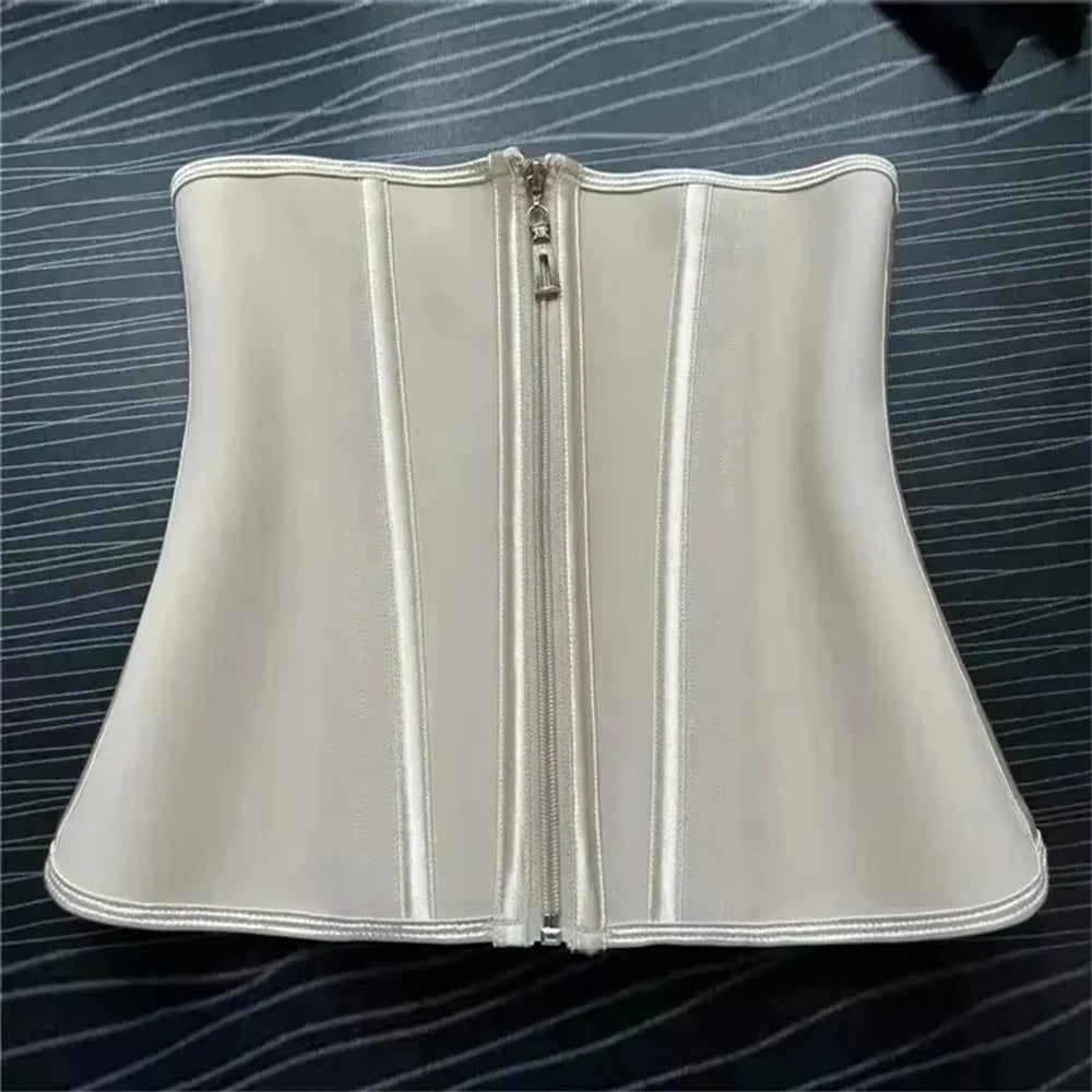 JetSetShape™Latex Waist Trainer Corset Steel Bone Belt