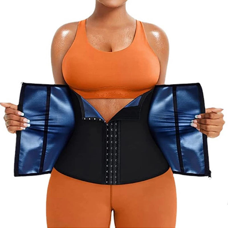 JetSetShape™ BurVogue Waist Trainer Sweat Belt Sauna Corset