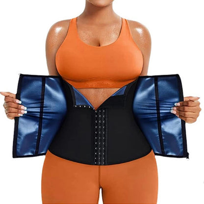 JetSetShape™ BurVogue Waist Trainer Sweat Belt Sauna Corset