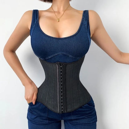 JetSetShape™ 25 Steel Bone Latex Waist Trainer Corset Body Shaper