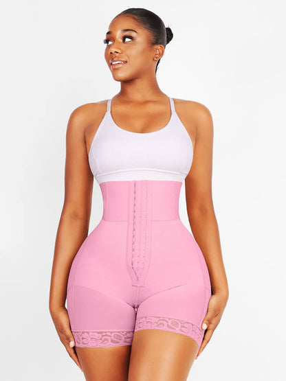 JetSetShape™ 3-Bones Triple-Belt High Waist Shaper Shorts