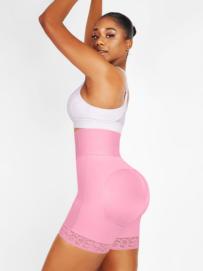 JetSetShape™ 3-Bones Triple-Belt High Waist Shaper Shorts