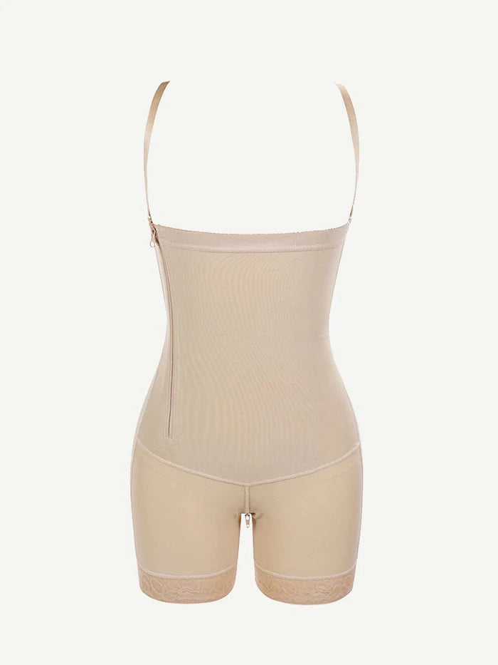 JetSetShape™ Pretty Side-Zip Detachable Strap Body Shaper