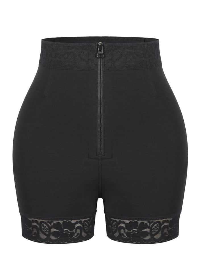 JetSetShape™ Front Zipper High Waist Butt Lifter Shorts