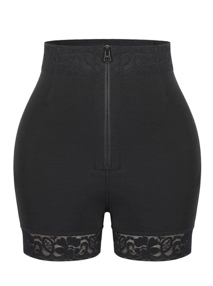 JetSetShape™ Front Zipper High Waist Butt Lifter Shorts