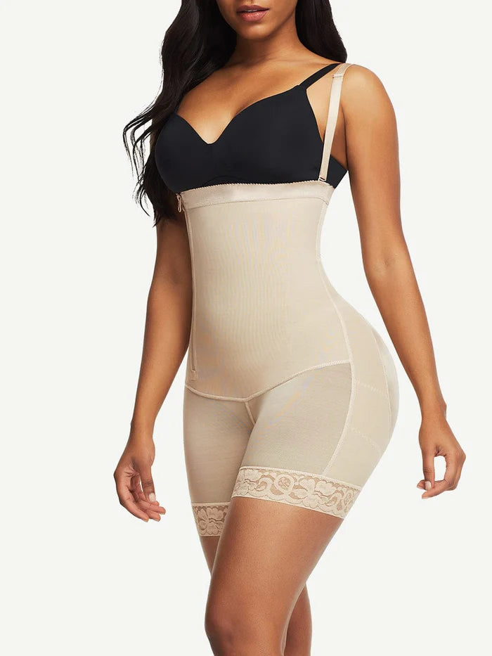 JetSetShape™ Pretty Side-Zip Detachable Strap Body Shaper