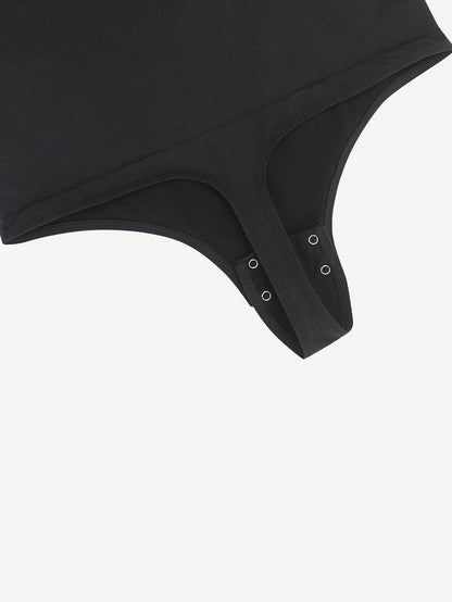 JetSetShape™ Seamless Diagonal Neck Long Sleeve Waist Trimming Thong Bodysuit
