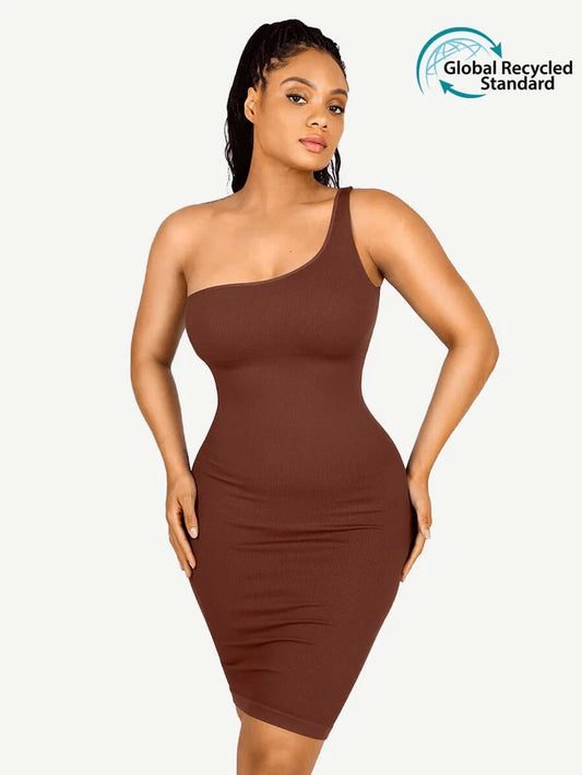 JetSetShape™ Seamless Eco-friendly Shaper Dress (One Shoulder Style)