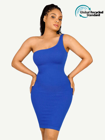 JetSetShape™ Seamless Eco-friendly Shaper Dress (One Shoulder Style)