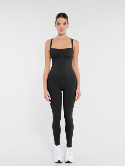 JetSetShape™ Zipper Front Shaping Bodysuit with Bra Support